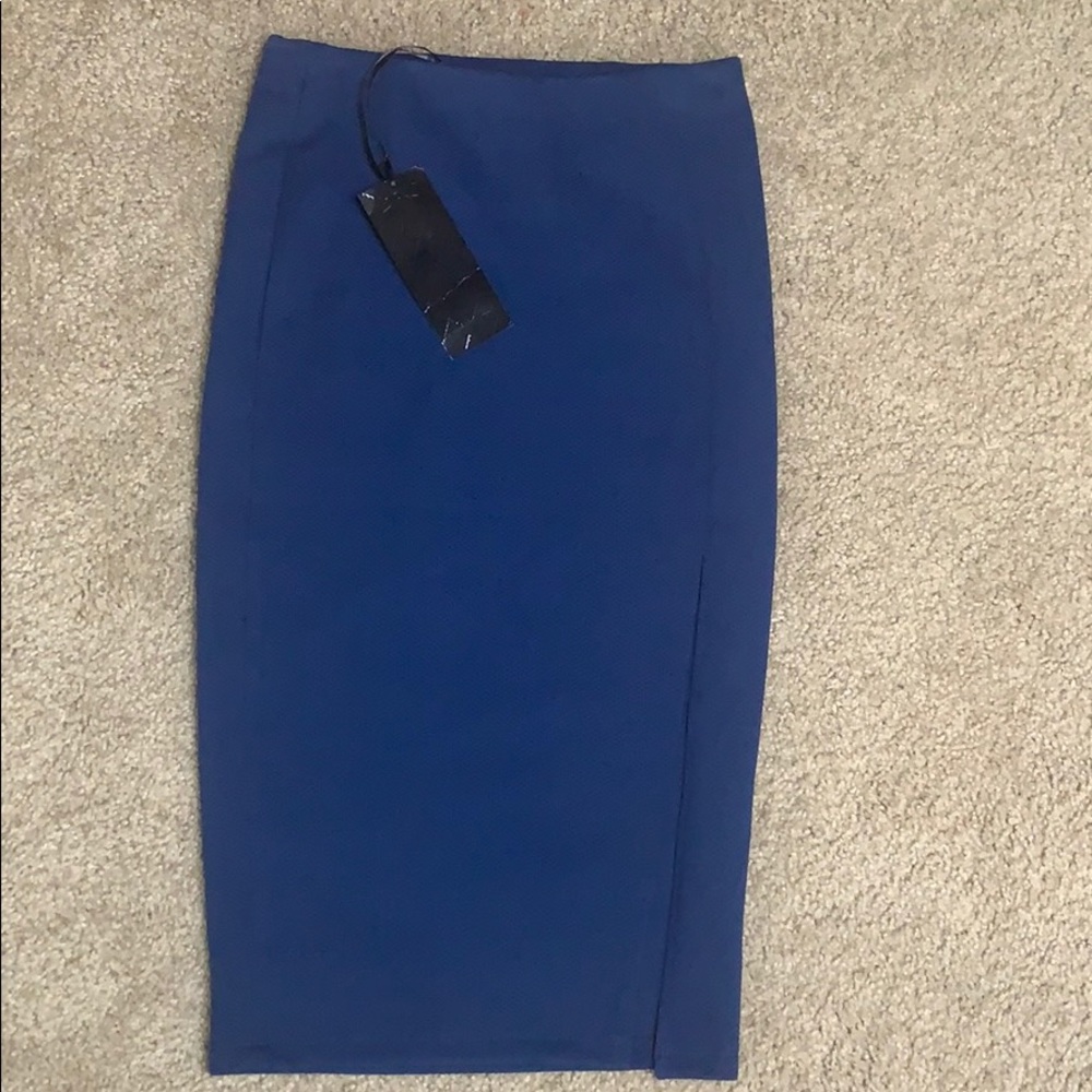 NEW! Blue Pencil Skirt
